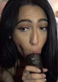 Petite Middle Eastern coed gets a BBC